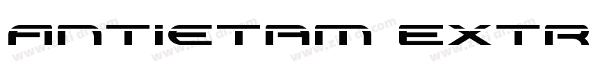 Antietam Extra Expan字体转换